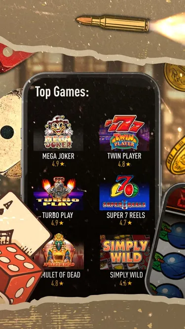 Officiële App - Retro Gokkasten Online Screenshot